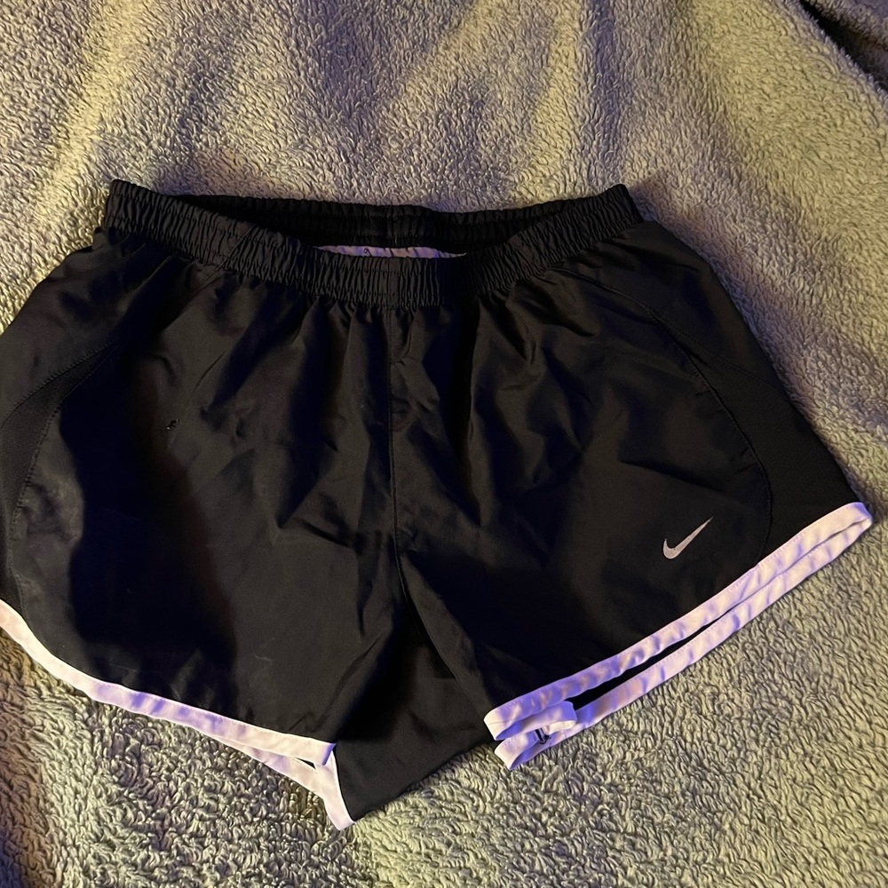 Nike Black & White Athletic Shorts